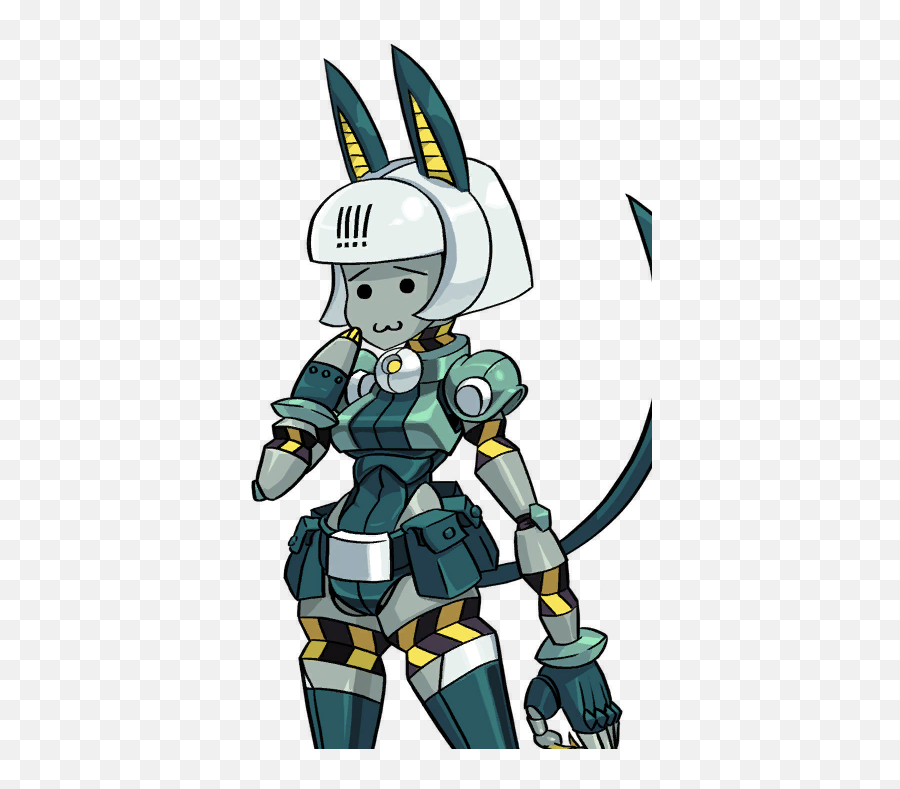 Vulpera Are So Cute - Robo Fortune Skullgirls Png Emoji,Nyoron Face Emoticon