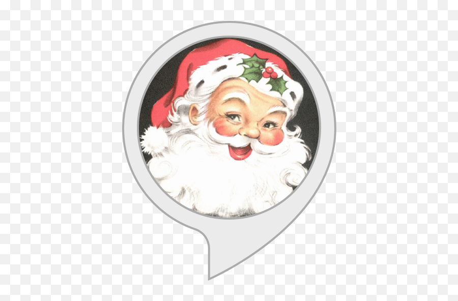 Amazoncom Christmas Radio Alexa Skills - Retro Santa Face Emoji,Night After Christmas Emojis
