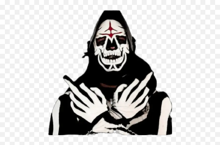 La Parka Aaa Stickers Para Whatsapp - Supernatural Creature Emoji,Emoticon De Luchador