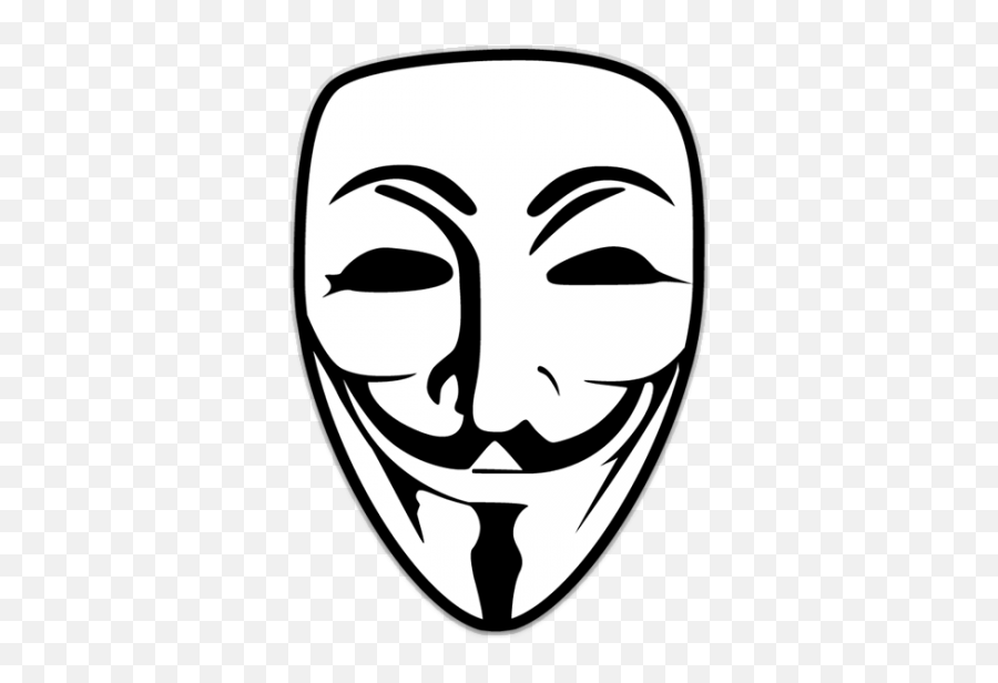 Mystery Clipart Anonymous Face Mystery - Guy Fawkes Mask Drawing Emoji,Anonymous Emoji