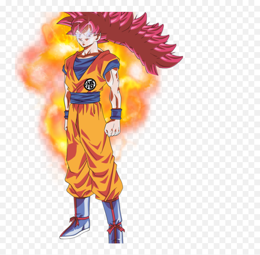 Goku Assj3 God - Goku Super Saiyan God 3 Emoji,Angry Emoticon Facebook Super Sayian