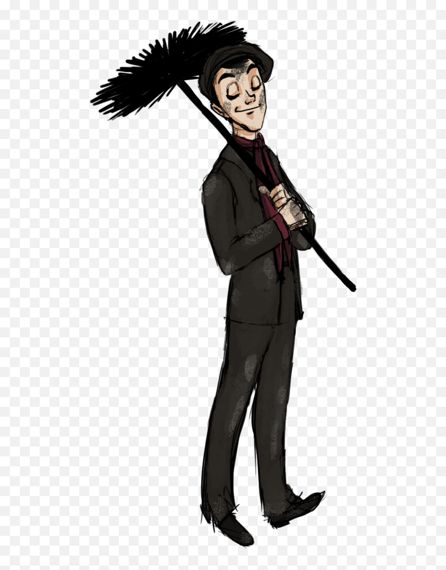 Cartoon Chimney Sweep From Mary Poppins Fairy Tale Free Emoji,Fairy Cartoon Emotions