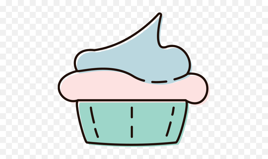 Cake Sweet Dessert Free Icon Of Sweet Color Emoji,Green Cake Emoticon