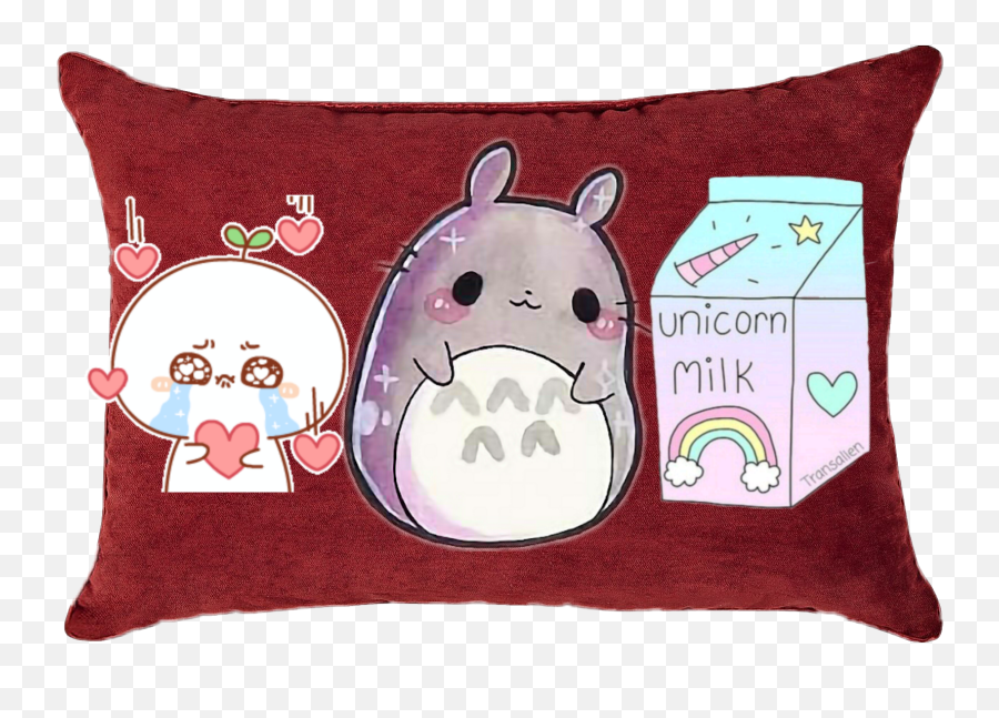 Largest Collection Of Free - Toedit Cute Pillow Stickers Decorative Emoji,Unicorn Emoji Pillows