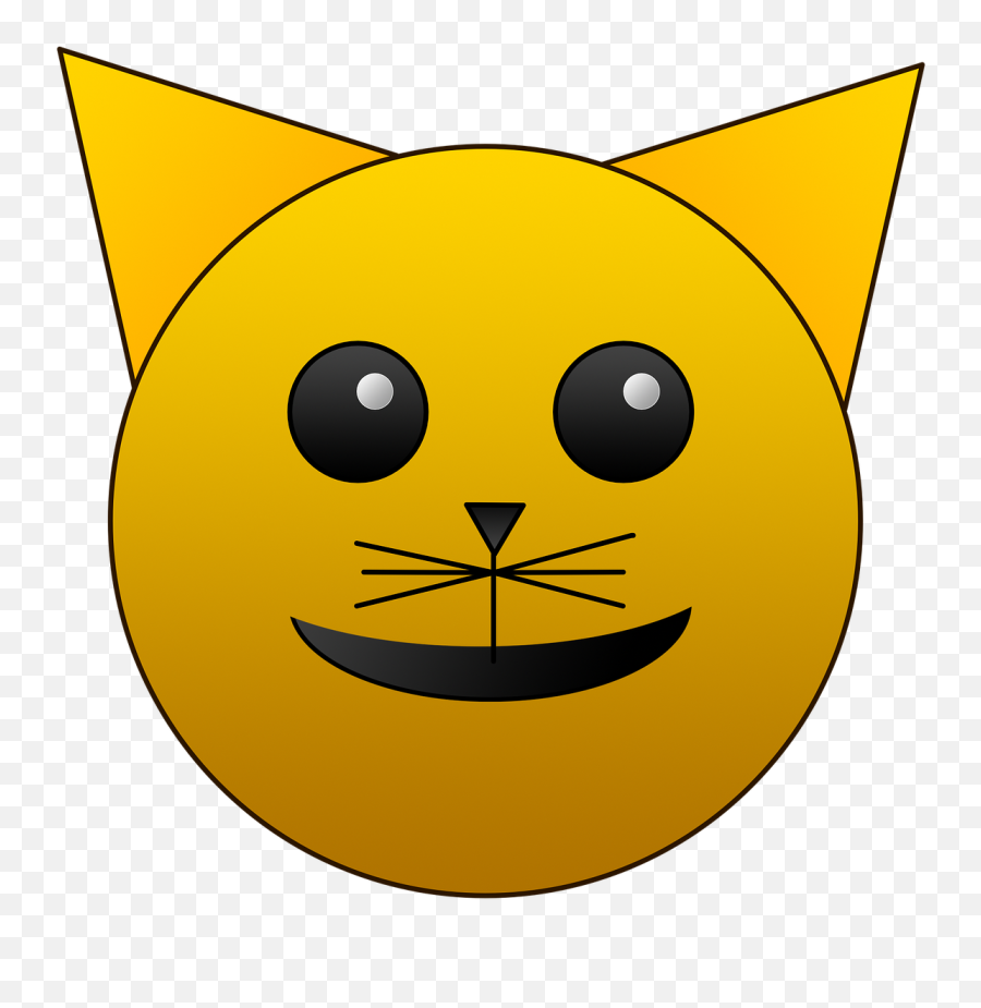 Cat Emoji Happy - Kat Emoticon,Witch Emoji