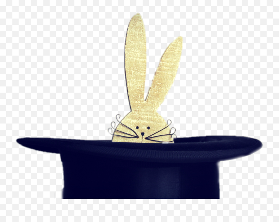 Rabbit Magic Hat Sticker - Domestic Rabbit Emoji,Magic Hat Emoji