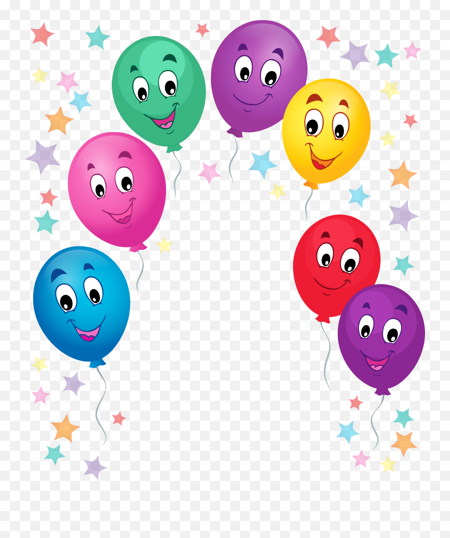 51 Balloons Ideas Balloons Birthday Clipart Clip Art - Cartoon Balloons Png Emoji,Emoji Ballons