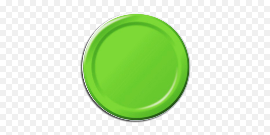 Citrus Green Large Party Plates Just Party Just Party - Blank Frisbee Emoji,Emoji Tableware