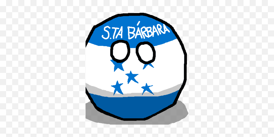 Santa Bárbaraball Polandball Wiki Fandom - Dot Emoji,Santa Emoticon