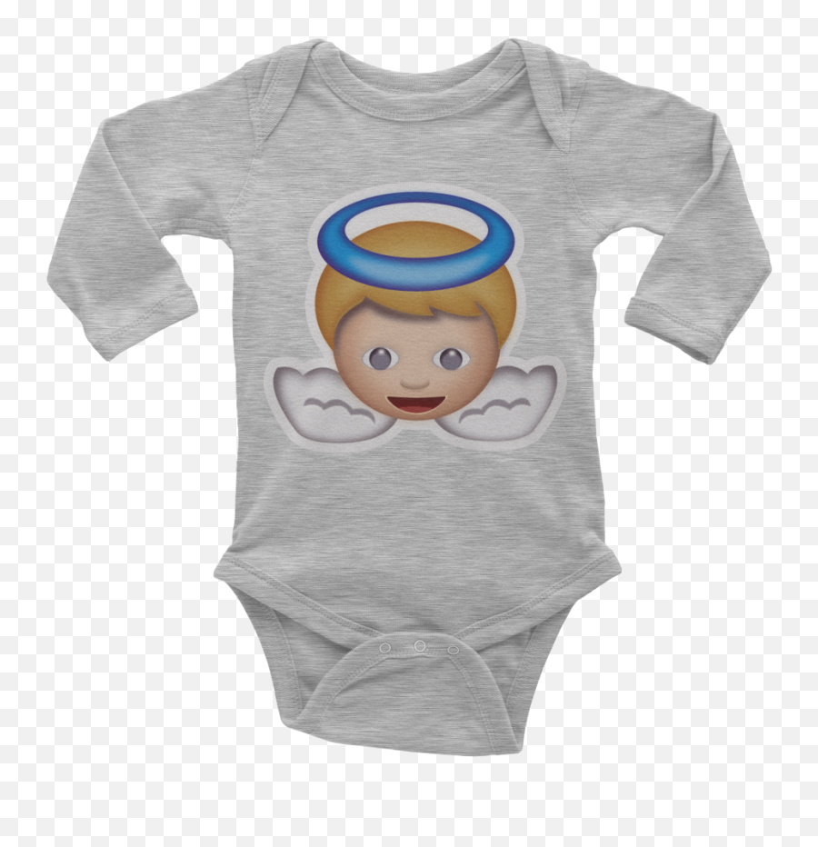 Download Emoji Baby Long Sleeve One - Infant Bodysuit,Emoji Clothes For Toddlers