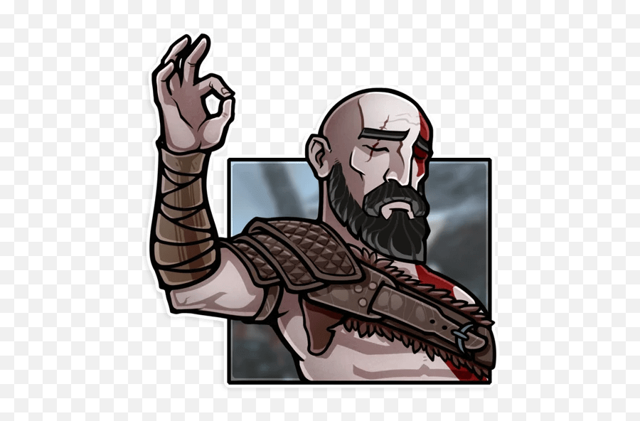 God Of War Sticker Pack For Telegram - God Of War Stickers Telegram Emoji,God Of War Emoji