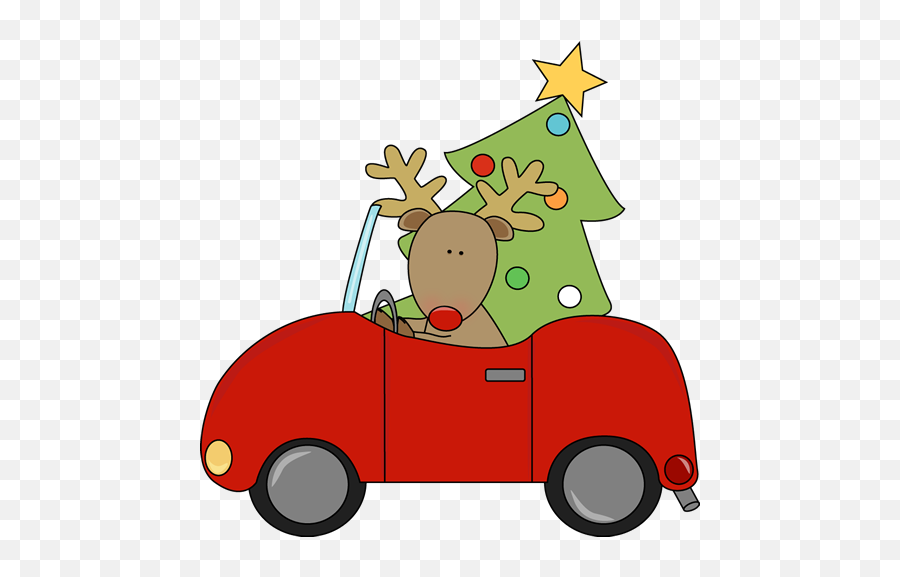 Christmas Prepositions - Reindeer And Christmas Tree Clipart Emoji,How To Make A Christmas Tree Emoji