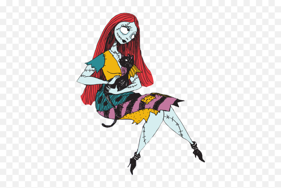 Sally Nightmarebeforechristmas Sticker - Sally From The Nightmare Before Christmas Fan Art Emoji,The Nightmare Before Christmas Emoji