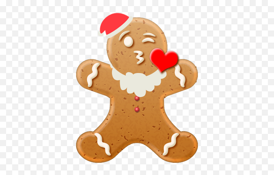 Christmas Gingerbread Emoji By Beijing Mavericks Link - Gingerbread Emoji Png,Pout Emoji