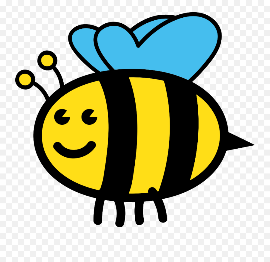 Free Bee Png With Transparent Background - Abelha Png Emoji,Bees Emoticon
