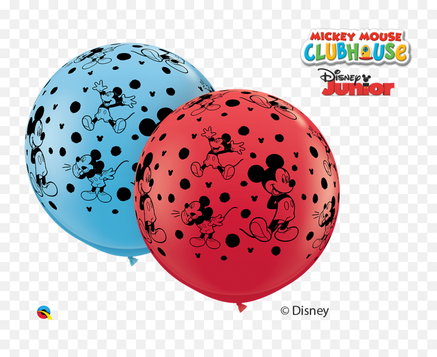 02 Count Mickey Mouse - Latex 36 Balloon Mickey Mouse Emoji,Creative Texts With Emojis My Balloon