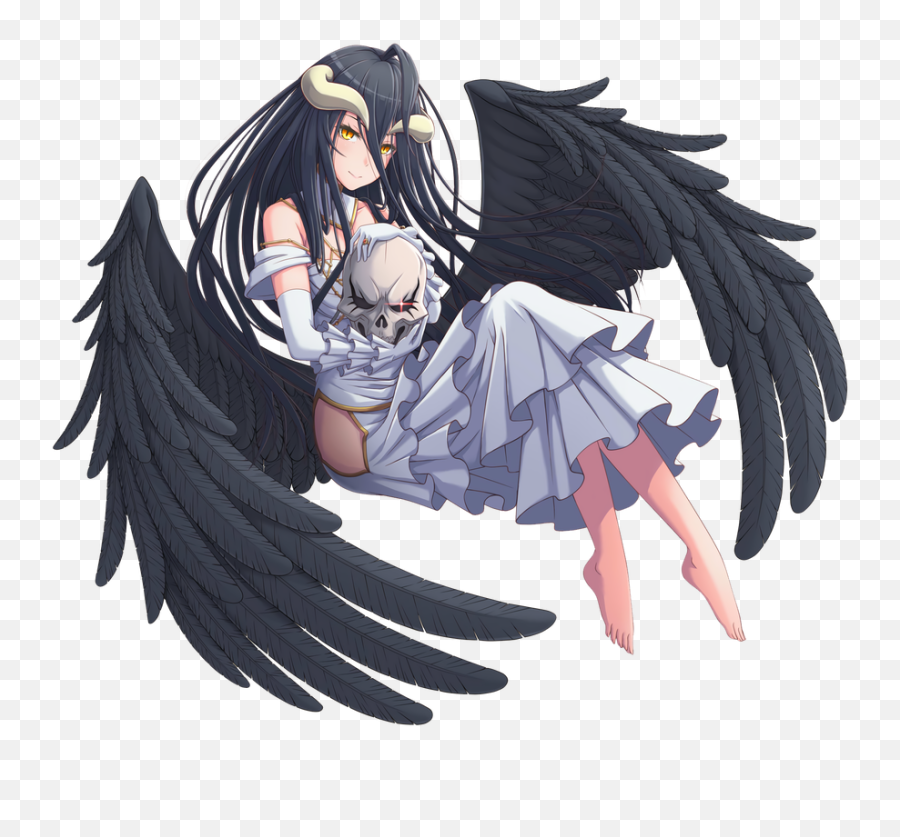 Albedo Overlord Anime Sticker - Anime Emoji,Albedo Emojis