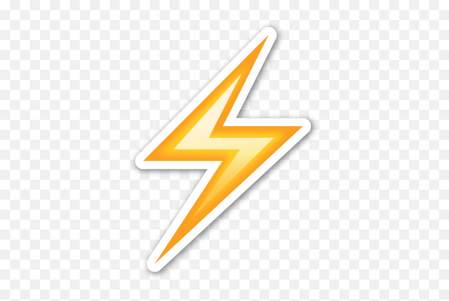 Download High Voltage Sign - Electric Emoticon Emoji,Whatsapp Emoji