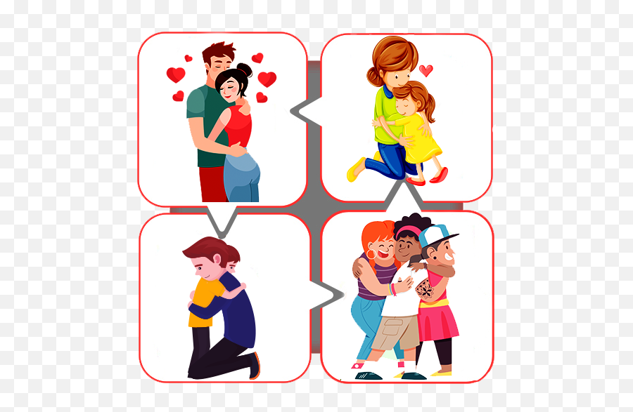 Hug Day Love Stickers For Whatsapp And Facebook U2013 Apps Bei - Hug Emoji,Hug Emoji Whatsapp