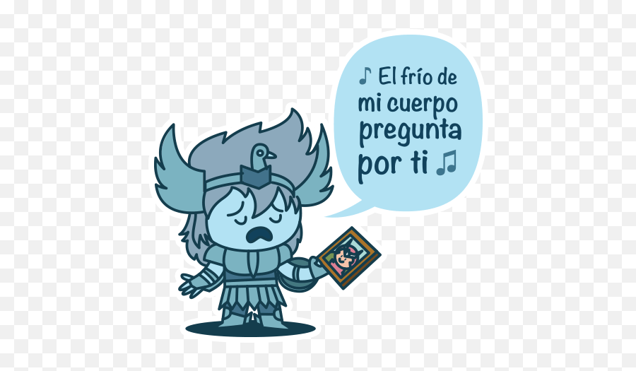 Stickers Killer Quake - Frio De Mi Cuerpo Pregunta Por Ti Hyoga Emoji,Emojis De Frio