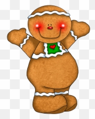 Clipart Houses Gingerbread Man Clipart Houses Gingerbread - Christmas Signs Gingerbread Man Emoji,Gingerbread Man Templtae Emotions