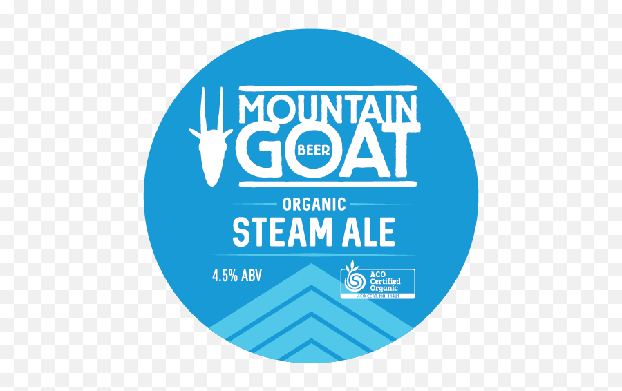 Steam Ale - Mountain Goat Steam Ale Logo Emoji,Light Blue Bpx Steam Emoticon