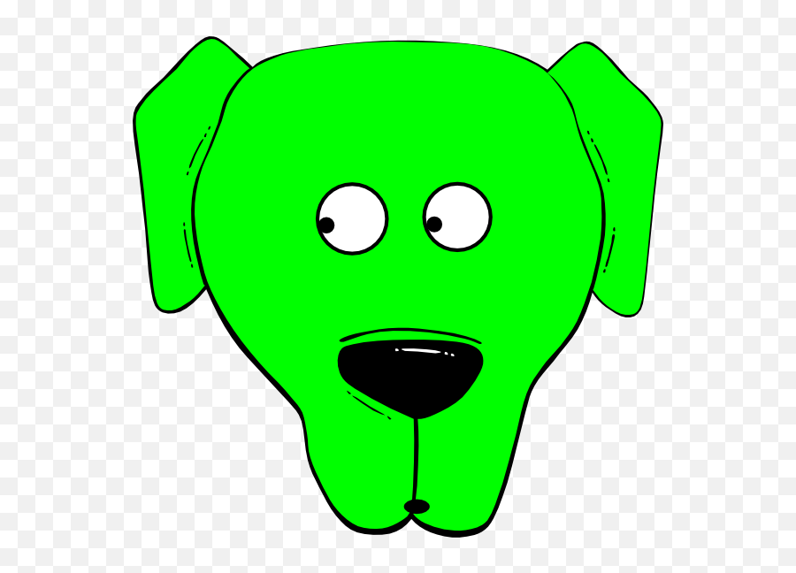 Green Suspicious - Cartoon Dog Face Clipart Full Size Cartoon Dog Face Emoji,Suspicious Face Emoji