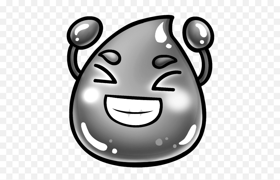 Bloodys - Zumbiepie Happy Emoji,Twitch Emoticon Black