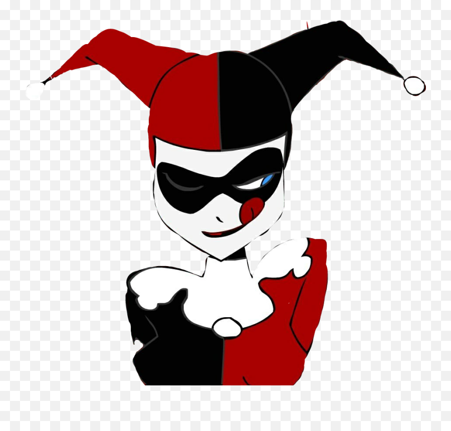 Harleyquinn - Cartoon Harley Quinn Profile Clipart Full Historieta Comics De Harley Quinn Emoji,Costum Emojis