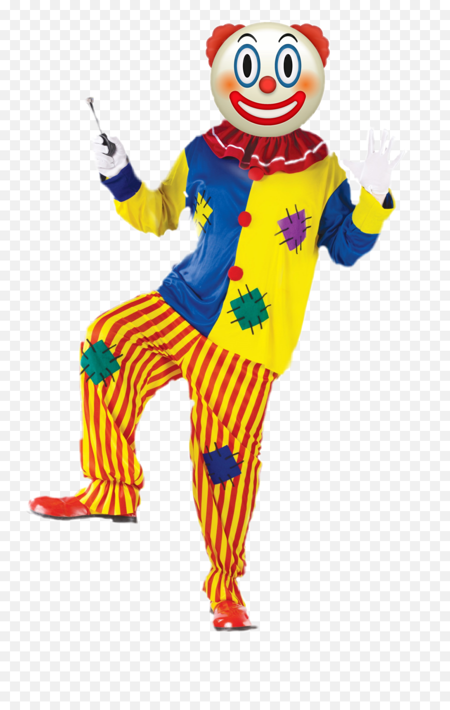 Very Scary Clown - Happy Clown Halloween Costume Clipart Circus Clown Costumes Emoji,Emojis Halloween Costumes