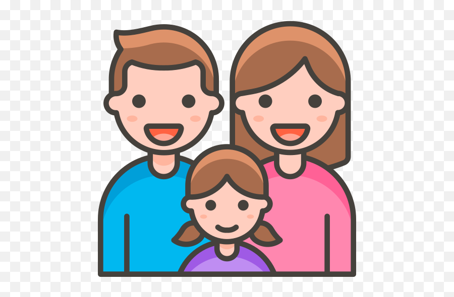 Family Man Woman Girl Free Icon Of - Familia Emoji,Woman Emoji