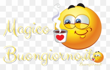 Bellissime Immagini Di Buongiorno Da - Coffee Love Smiley Emoji,Buon Giorno Emoticon