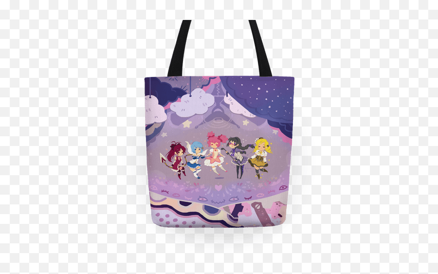 Puella Magi Madoka Magica Tote Totes - Puella Magi Madoka Magica Emoji,Contract Madoka Magica Emoticon