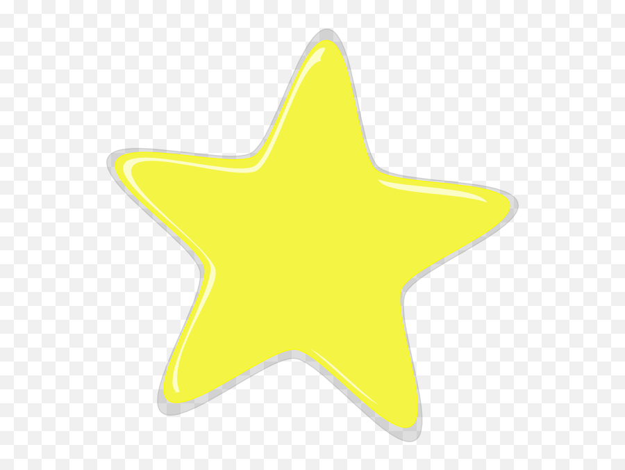 Yellow Star Clip Art At Clkercom - Vector Clip Art Online Star Yellow On Black Emoji,Shrugy Emoticon