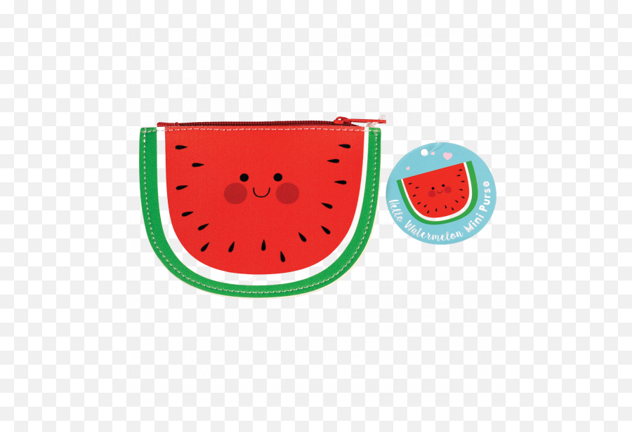 Hello Watermelon Vinyl Purse - Monederos De Sandia Emoji,Emoji Purse Ross