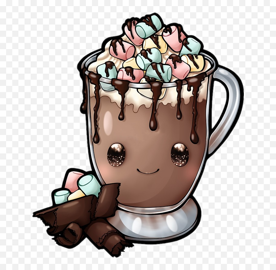 Hot Chocolate Sticker Challenge - Cartoon Hot Chocolate Clipart Emoji,Hot Chocolate Emoji