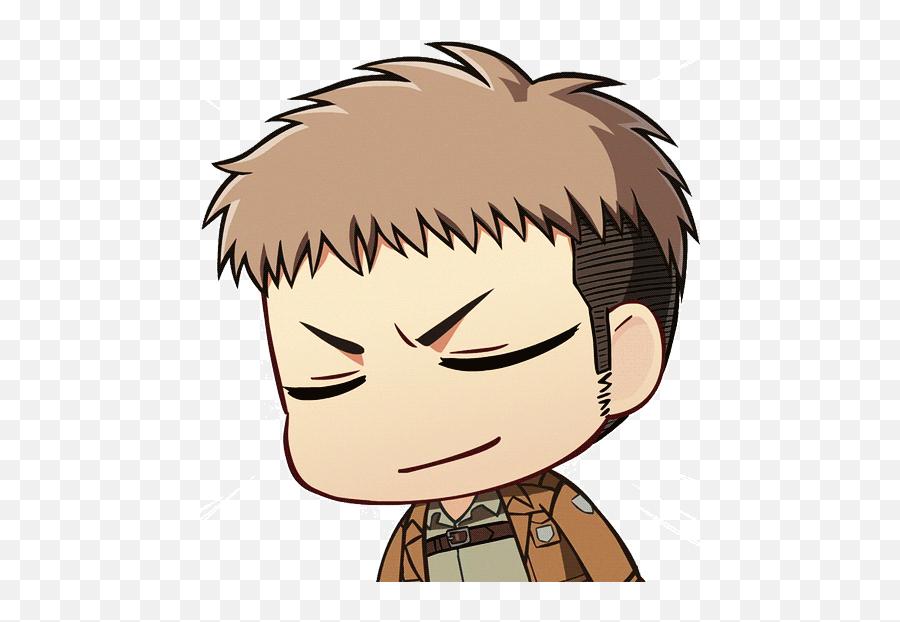 Image - 627783 Attack On Titan Shingeki No Kyojin Cute Jean Kirschtein Gif Emoji,German Emotion Face Meme Tumblr -emoticon