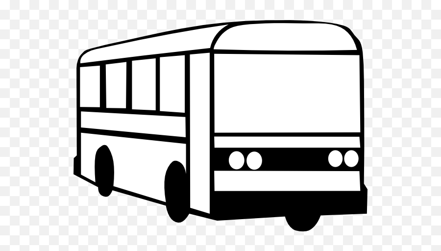 Bus Clipart Black And White Clipartion Com 2 - Clipartix Bus Black And White Clipart Emoji,Bus Emoji