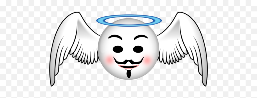 Anonymous Emoji - Cartoon Angel Wings Pdf,Anonymous Emoji