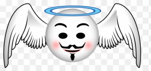 Anonymous Emoji - Cartoon Angel Wings Pdf,Anonymous Emoji