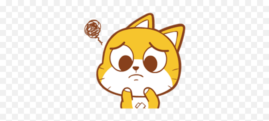 Baby Yellow Meow Emoji By Pham Binh - Sticker,Meow Emoji