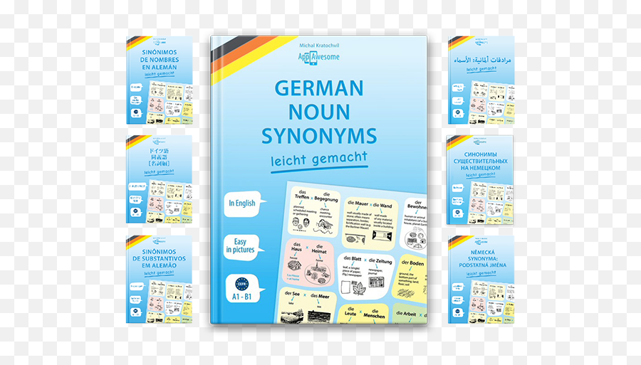 List Of German Noun Synonyms - Deutsche Synonymik Substantive Emoji,Thesaurus For Emotions