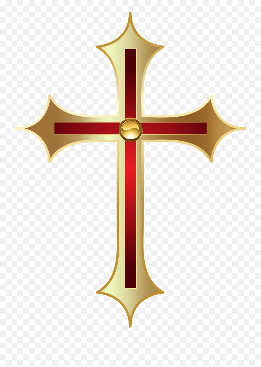 Christian Cross Symbol Clip Art - Christian Cross Png Emoji,Cross Emoticon