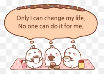 Cute Korea - Transparent Gif Molang Sticker Emoji,Cute Korean Emoticons