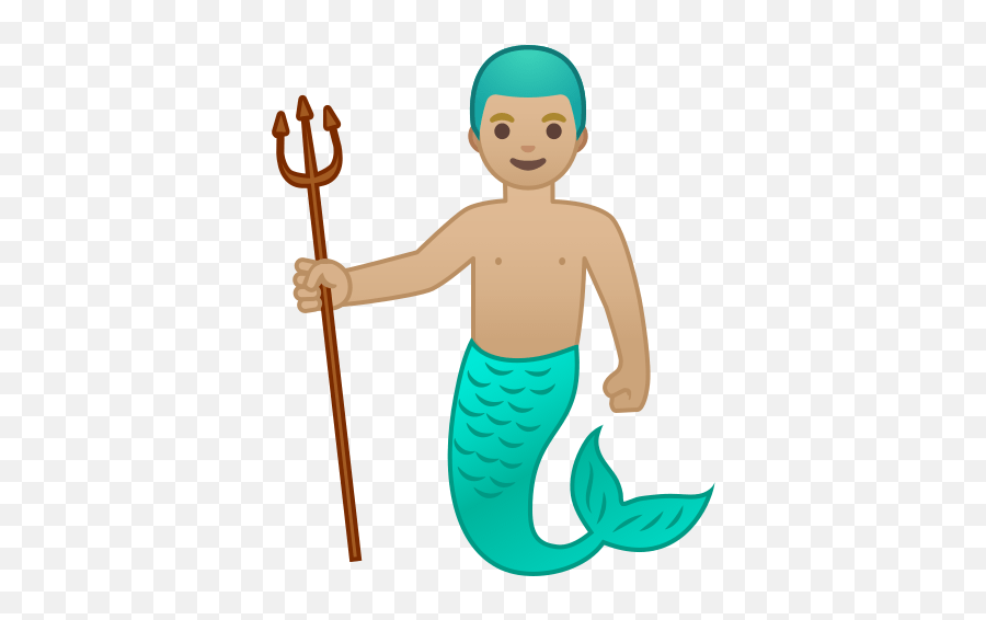 U200d Mermaid Man With Medium Light Skin Tone Emoji,Full Wastebasket Emoticon