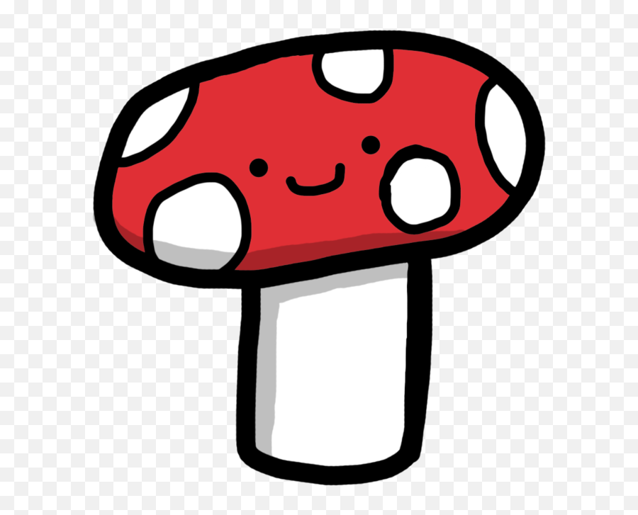 Download Fence Clipart Mushroom - Cute Mushroom Cartoon Emoji,Facebook Mushroom Emoticons