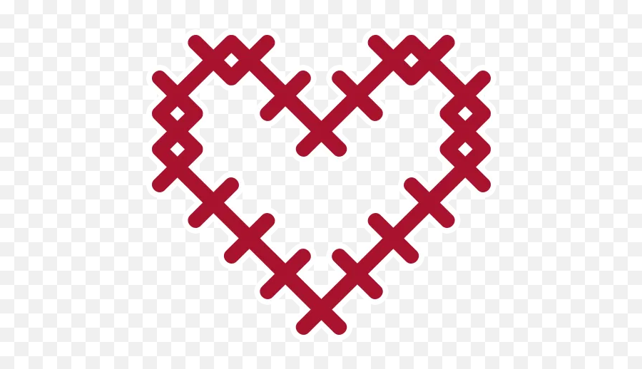 Heart Pack By Marcossoft - Sticker Maker For Whatsapp Emoji,Red Circle With A White Heart Emoji