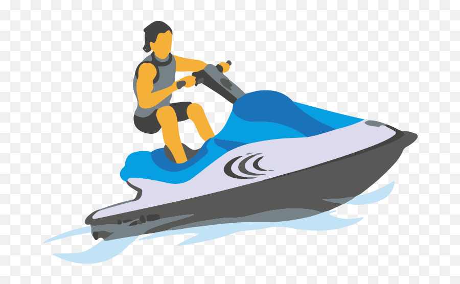 Skiing Clipart Water Ski Skiing Water - Jet Ski Clipart Emoji,Skier Emoji