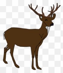 Deer Clipart - Clipart Transparent Background Deer Png Emoji,Whitetail Deer Emoji