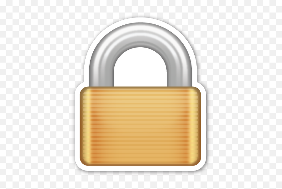 Emoji Stickers - Lock Emoji Png,Lock Emoji